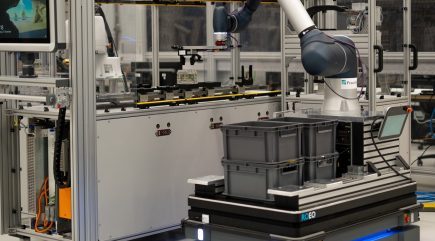 Mobiler Manipulator des Fraunhofer IGCV | Quelle: Fraunhofer IGCV