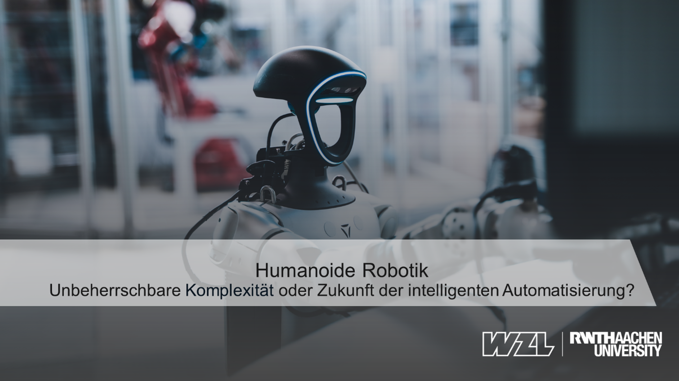 humanoide Robotik Webinar humanoider Roboter