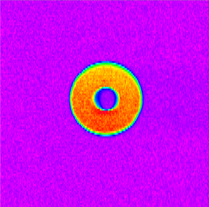 Strahlcharakterisierung eines Ring-Mode-Laserspots, Quelle: Bayerisches Laserzentrum GmbH (blz), F. Kaufmann | Quelle: LTP Erlangen